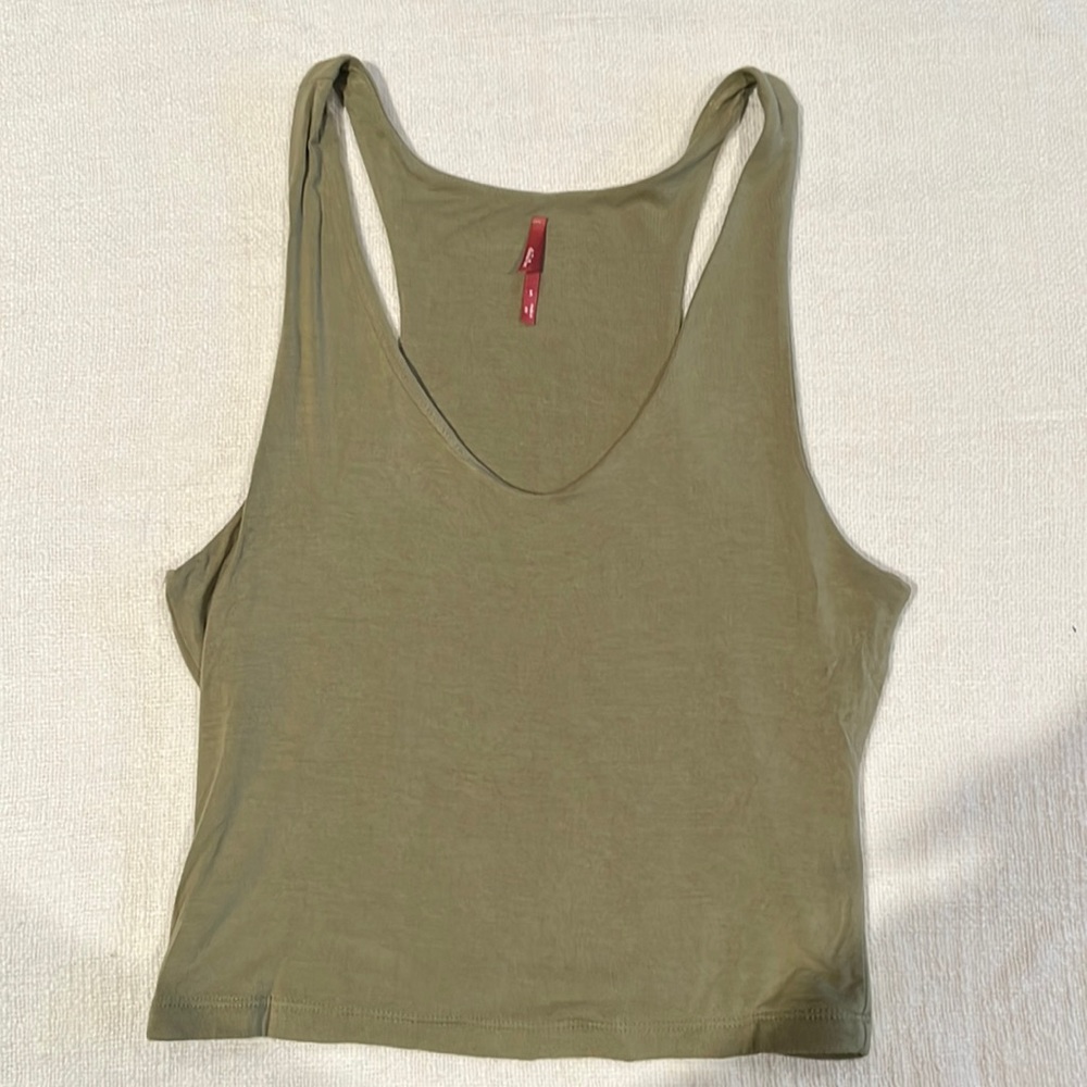 Francesca's Dina Be Green Racerback Tank - Small